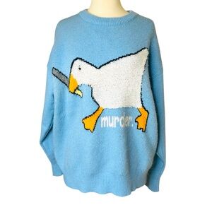 AELFRIC EDEN “MURDER” GOOSE SWEATER